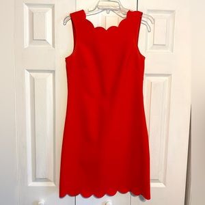 J.Crew Factory Scalloped Shift Dress